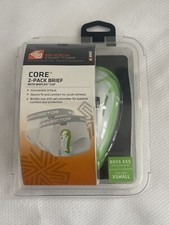 Shock Doctor 222 Boys Core Brief XXS with Bio-Flex Cup XS , White - 9S 29