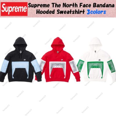 Supreme The North Face Bandana Hooded Sweatshirt 3colors | eBay UK