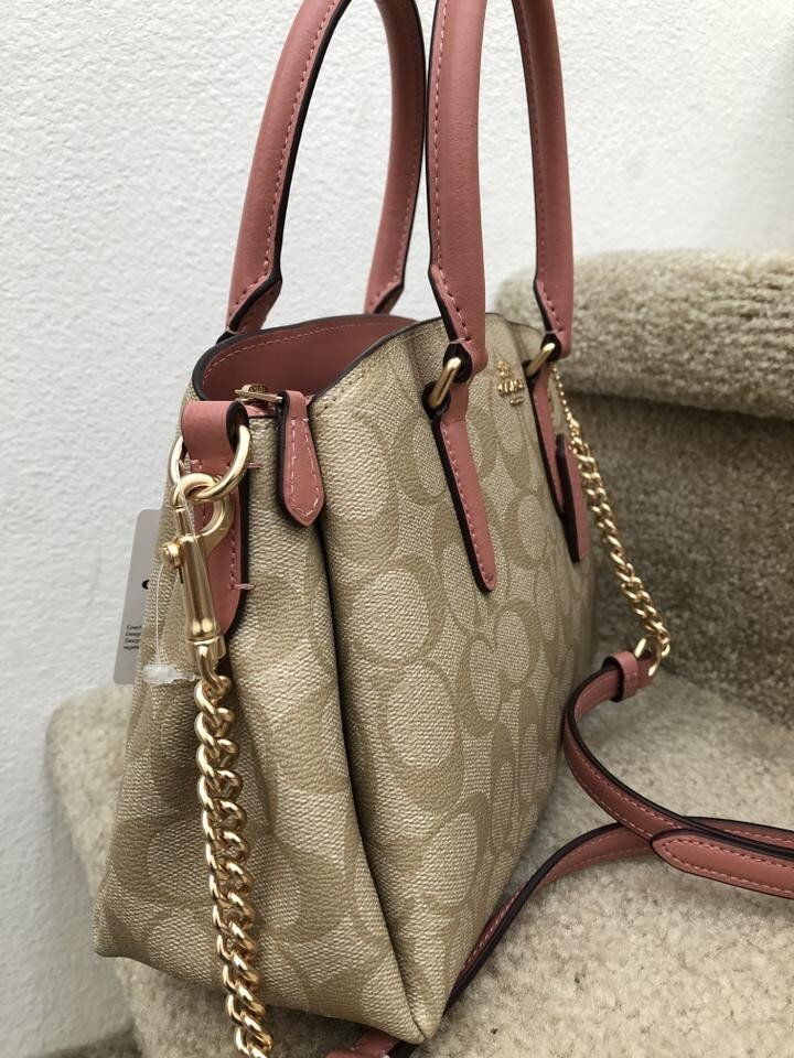 ON SALE) New Coach Carryall Mini Sage F29434 Satchel Bag RETAIL