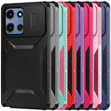 For Moto G Stylus 5G 2025 Case Tough Hybrid Heavy Duty W/Camera Privacy Cover