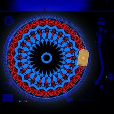 Tribe Dagger Turntable Slipmat GLOW BLACKLIGHT 12 inch