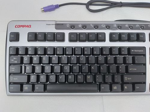 Compaq Multimedia Keyboard KB-0133, PS/2 Wired, 8 Hot Keys - NEW - Picture 6 of 10