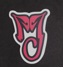 Red M Michael Jackson Sticker 2.75" x 2.18" F 