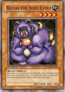 Bazoo the Soul-Eater - SDDE-EN008 - Common - 1st Edition x3 - Lightly Played