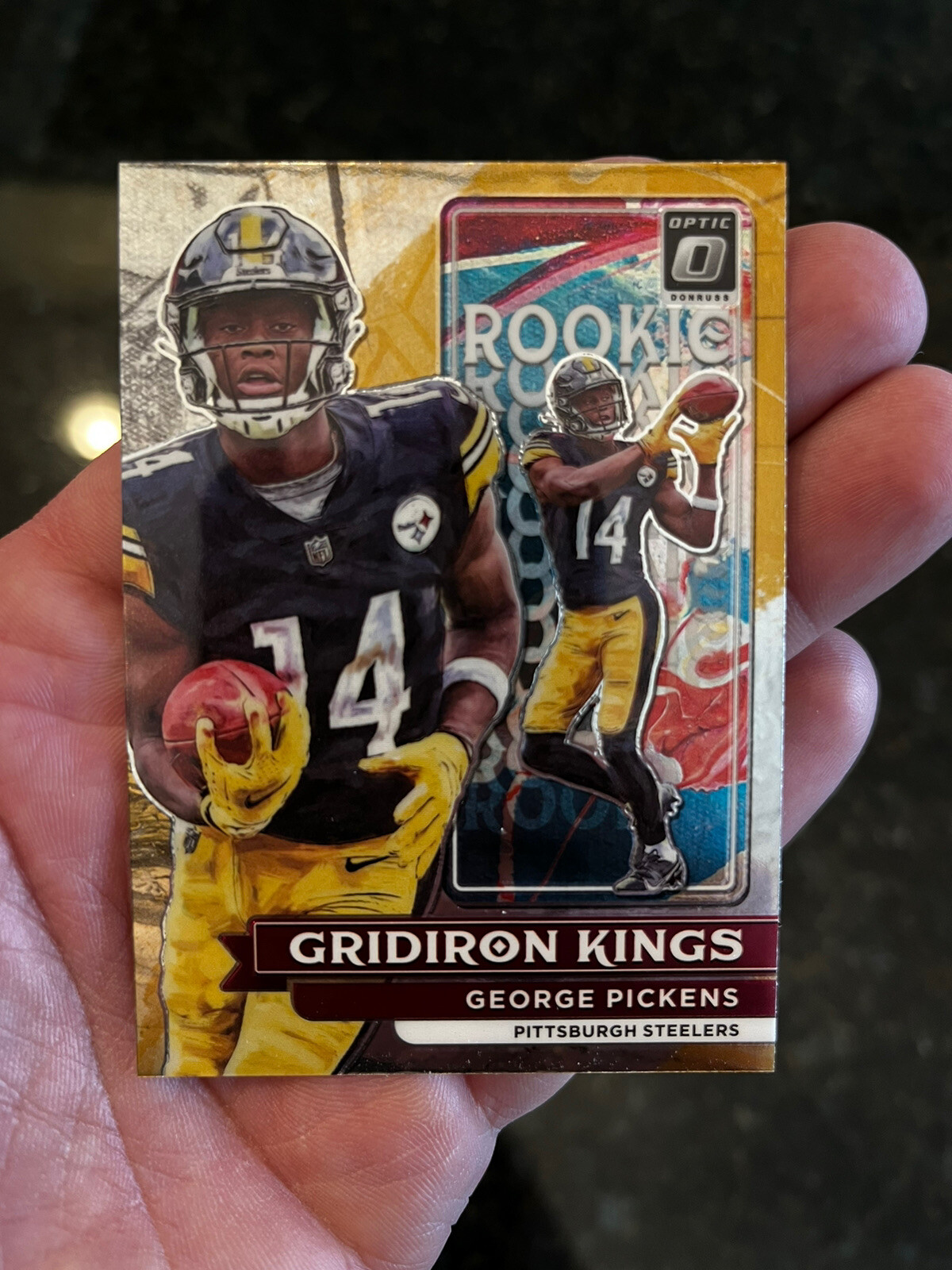 2022 Panini Donruss Optic GEORGE PICKENS #RGK-15 RC Gridiron Kings Steelers 