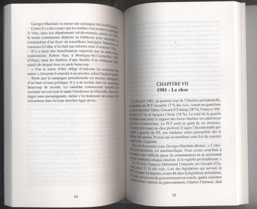 NEUF LIVRE MARCHAIS Georges politique parti communiste communisme Streiff Gérard - Picture 4 of 4