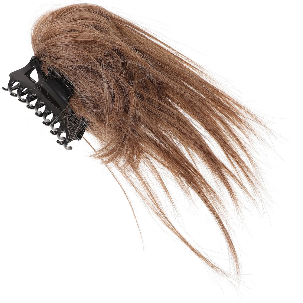 Pieza de pelo Clip en cola de caballo Extensión Bollos Makers para mujer Falso