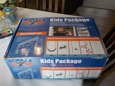 Gorilla Gym 6-Piece Doorway Swing Set Indoor Exercise Fitness for Kids New