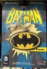 Batman Classic Logo Bendable PVC Keychain By NJ CROCE 2016