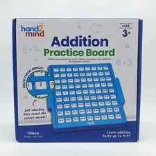 Self Checking Addition Practice Add Math Facts Board 81 Problems Kids Learning