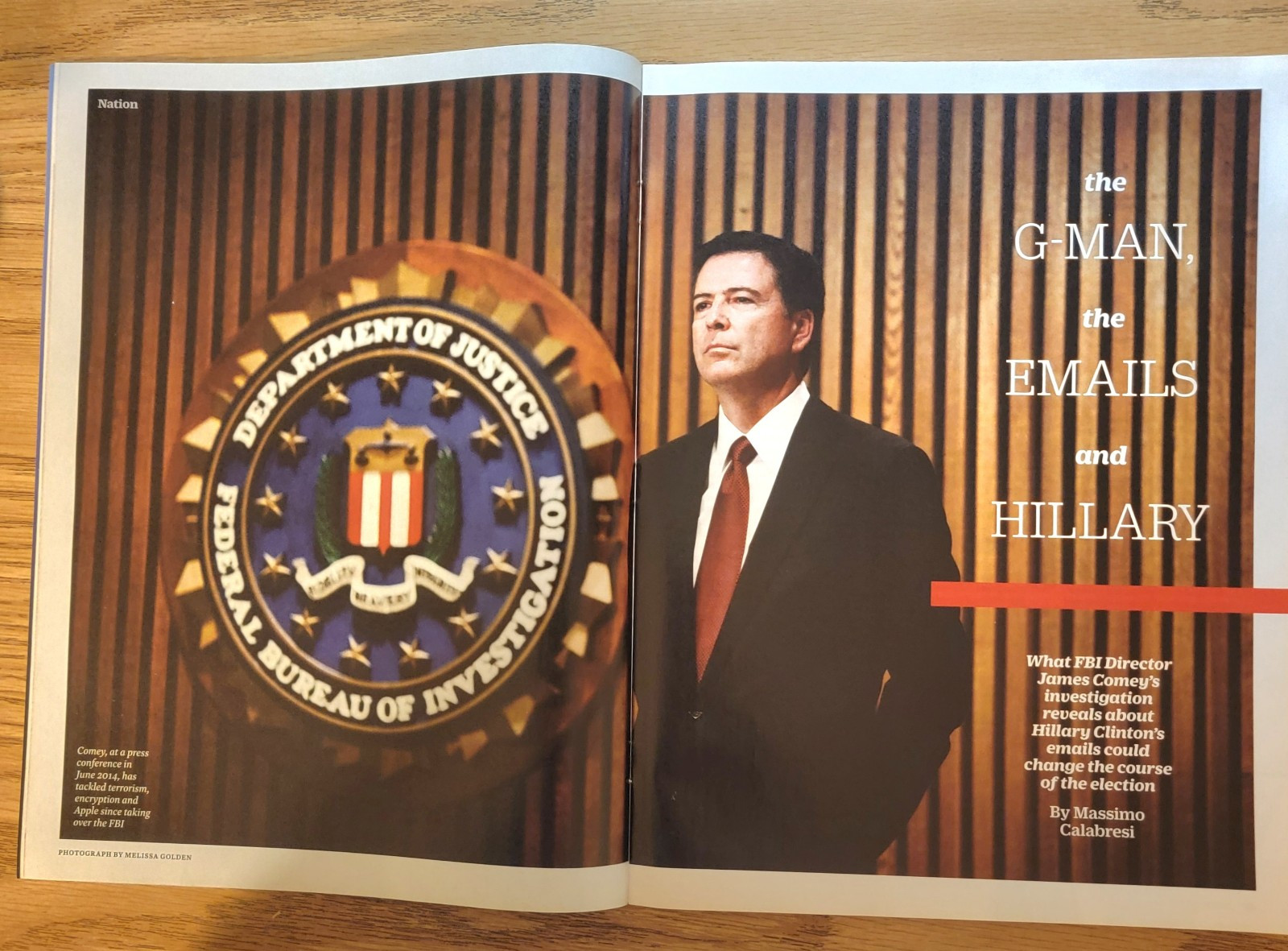 TIME Magazine PORN April 11 2016 James Comey Clinton ISIS Trump