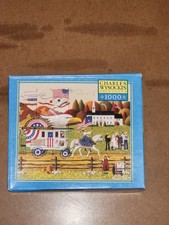 MB Puzzle - So Proudly We Hail - 1000 Pieces Charles Wysocki Still Sealed NIB