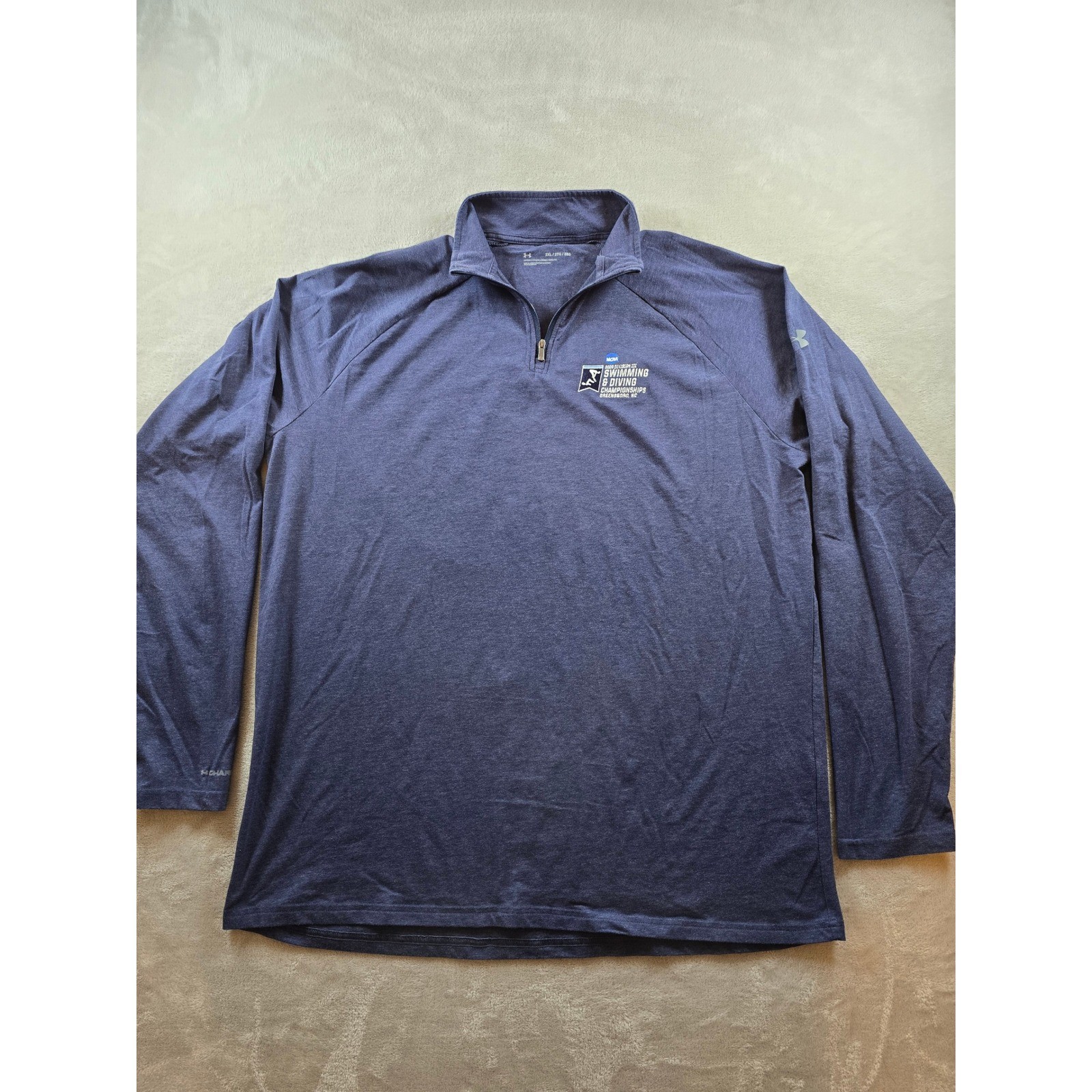 Under Armour Quarter Zip Mens XXL Blue NCAA 2020 Swimming Diving Championships thumbnail 3