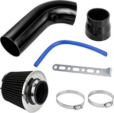 76mm High Flow Cold Air Intake Pipe Hose Kit Aluminum Universal Performance