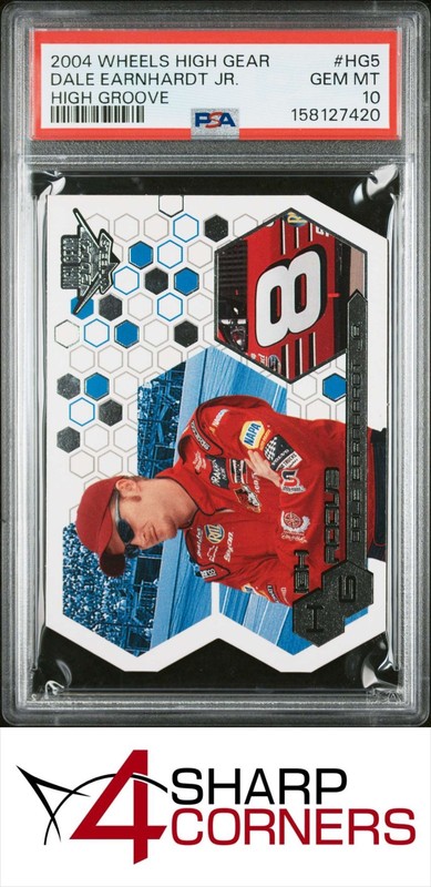 2004 WHEELS HIGH GEAR HIGH GROOVE #HG5 DALE EARNHARDT JR. HOF POP 2 PSA 10