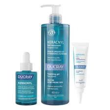  TRIO PACK Ducray KERACNYL Anti-Blemish Serum  Foaming Gel  Cream PP 