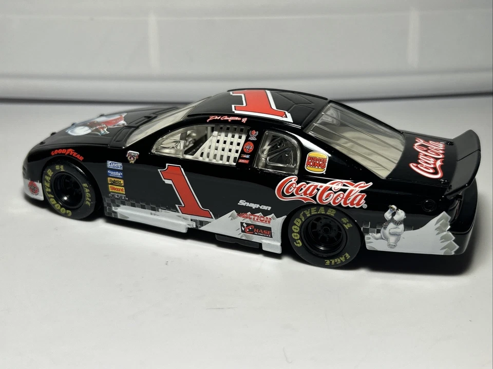 1998 Dale Earnhardt Jr #1 Coca Cola Polar Bear 1/24 Diecast Winners Circle - Image 2 of 4
