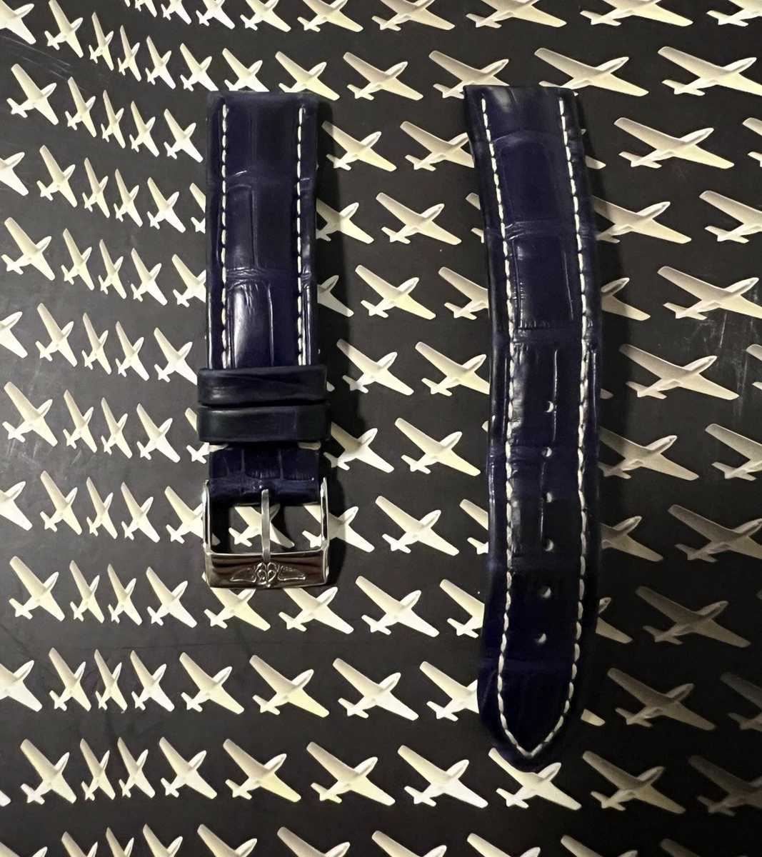 Breitling Leather Wristwatch Bands 18 mm Band Width for sale | eBay