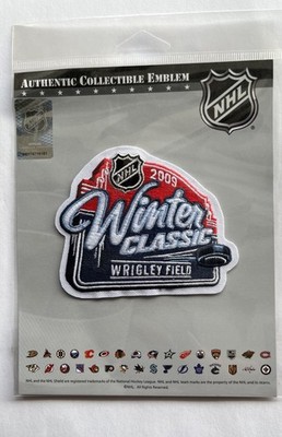 2009 NHL WINTER CLASSIC PLAYER JERSEY PATCH WRIGLEY FIELD LIMITED LICENSED