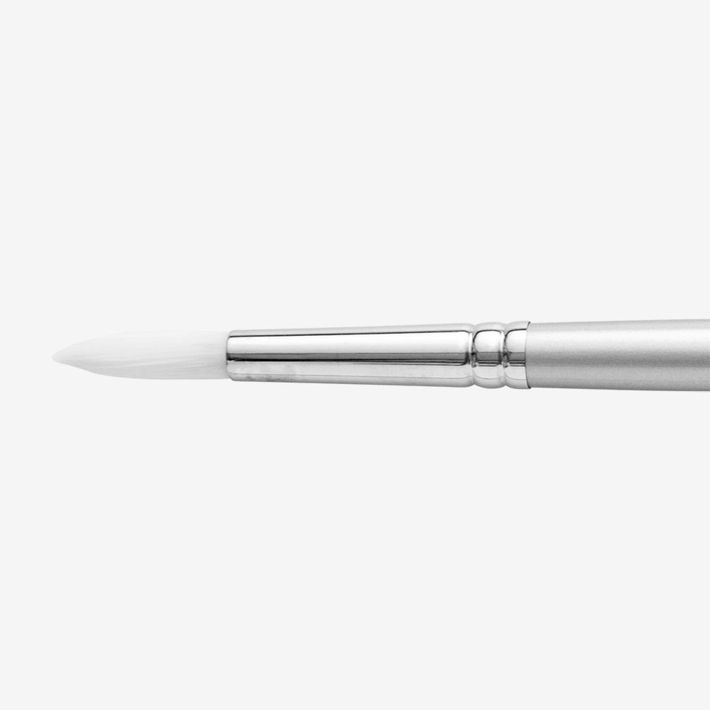 Pro Arte : Sterling Acrylix Long Handled - Round S. 201R Size 6