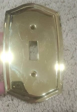 Vintage Brass Switch plate Cover