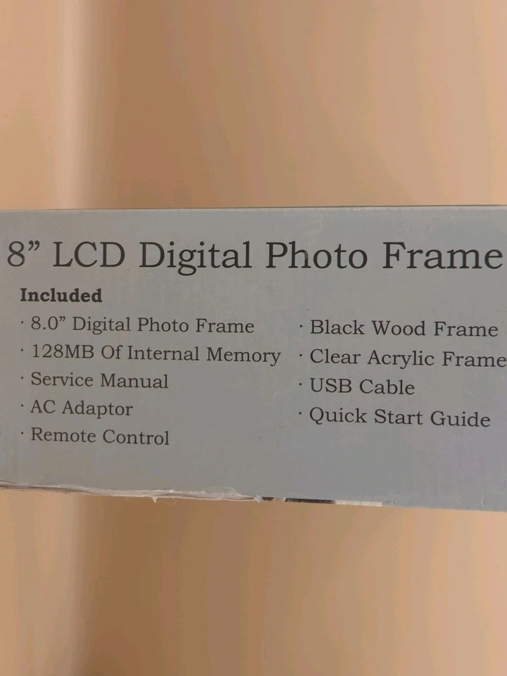 PANDIGITAL Black 8" LCD Digital Photo Frame Model PAN80-2 - Image 2 of 4