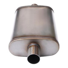 Universal 409 Stainless Muffler Straight-Through Performance Muffler 3"