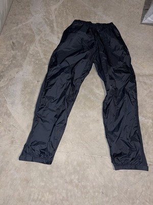 Gill Breathable 100% Nylon Fishing Pants Black Size M Straight Leg