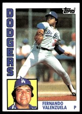 Fernando Valenzuela 1984 Topps Head-In-Box Proofs #NNO Dodgers MLB READ