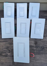 LOT OF 7 Lutron DVCL-153P Diva Dimmer Dimmable Light Switches R2