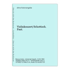 Violinkonzert/Schottisch.Fant.