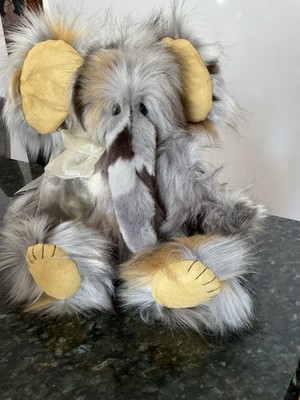 Charlie Bears Edgar 2022 Plush Elephant 15-inch Stuffed Animal EUC