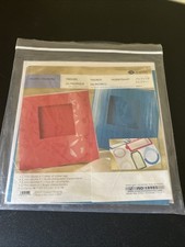 Creative Memories Pacific Treasures 2 Mini Album 6.5"x6.5" Red Blue Sticker Tags