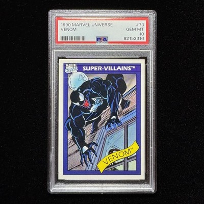 Venom #73 PSA 10 1990 Marvel Universe Impel Trading Card GEM MINT