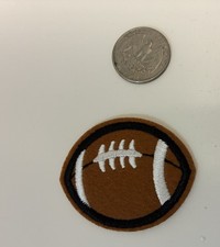 Embroidered Iron On Or See On Patch Football