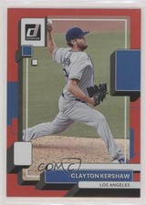 2022 Panini Donruss Variation Holo Red Clayton Kershaw #85 0u7