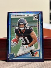 2025 Panini Donruss Optic - Rated Rookie Jayden Higgins #225 Purple Shock Prizm