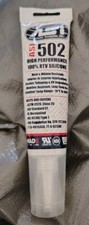 Lot Of 5, ASI 502 Clear Food Grade 100 RTV Silicone Sealant 2.8 Oz Squeeze Tube