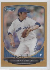 2013 Bowman Prospects Chrome Gold Refractor 45/50 Tyler Gonzales #BCP16 g4i