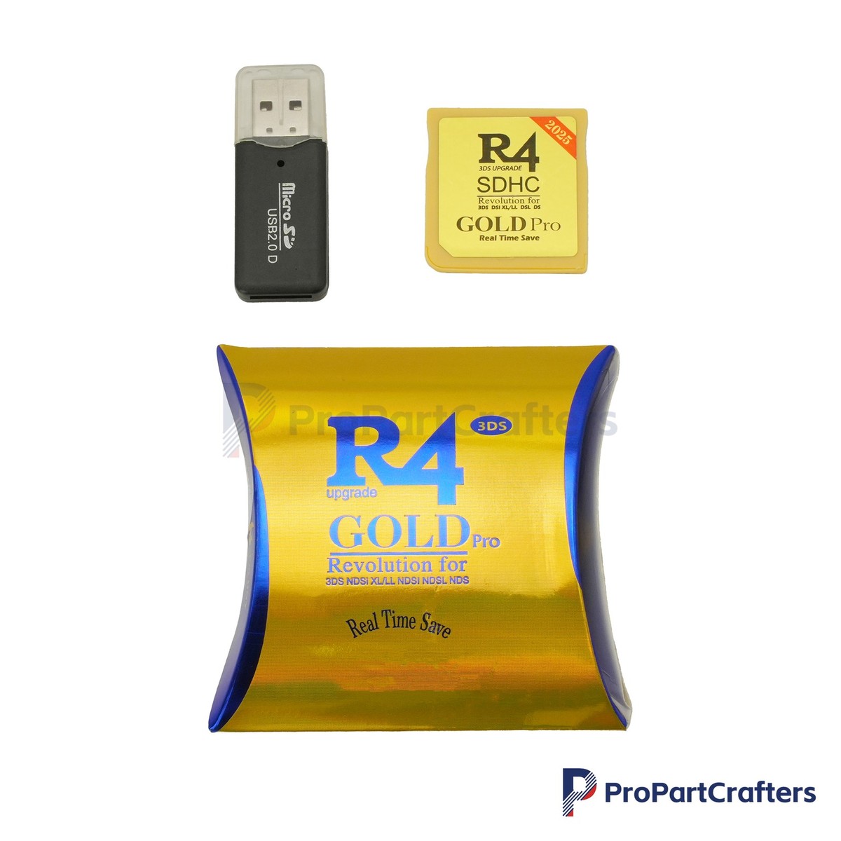 Fit 2025 Version R4 Gold Pro SDHC R4i For DS/NDS/3DS/2DS