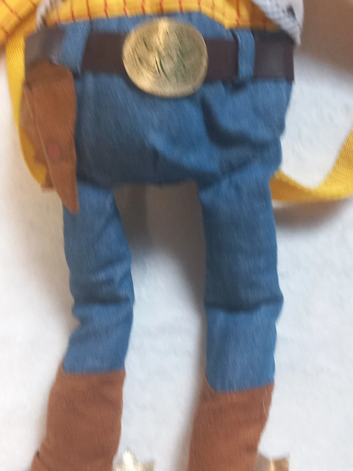 Bolso Mochila Woody Vintage Toy Story 30" Disney Pixar Raro Vinilo Cabeza Figura Foto 4 de 4