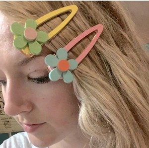 Flower Hippy Hair Clips