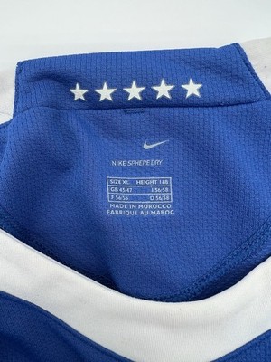 Brazil 2006/2007 Away Adriano #7 Authentic Nike Soccer Jersey XL