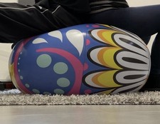 Beachball, Wasserball, Gymnastikball sehr belastbar, ausgeleiert, Looner