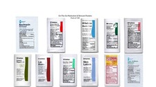Pack of 100 - 11 Types of Various On-The-Go Medication & Skincare Packets .9g Ea