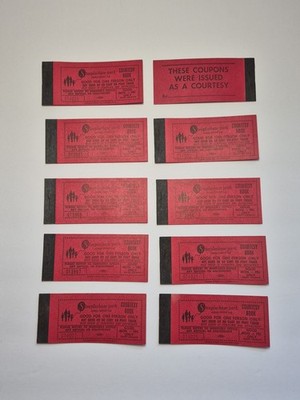 Vintage 1960s Lot of 10 Coney Island NY Steeplechase Park Courtesy Books