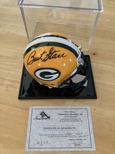 Packers Bart Starr Hand-Signed Mini Helmet With Certificate  Of Authentication