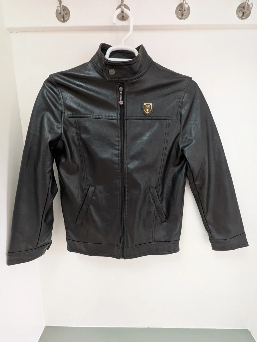 Emporio Armani Leather Outer Shell Coats, Jackets & Vests for