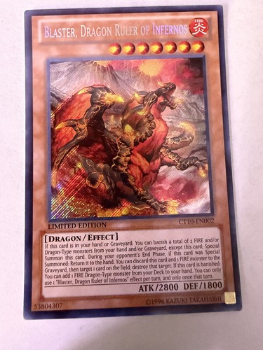 Blaster, Dragon Ruler of Infernos CT10-EN002 YuGiOh Collectible Tins 2013 card