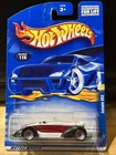 Vintage 2000 Mattel Hot Wheels Auburn 852 No. 116 Red and White Classic Car VHTF